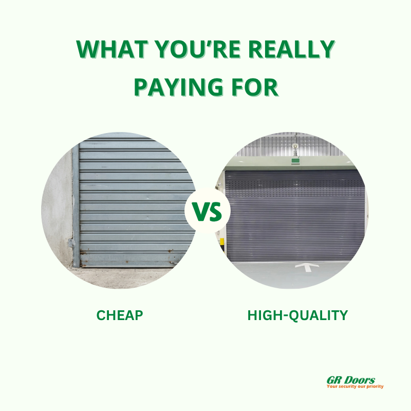 Cheap vs High-Quality Roller Shutter Doors What You’re Really Paying For