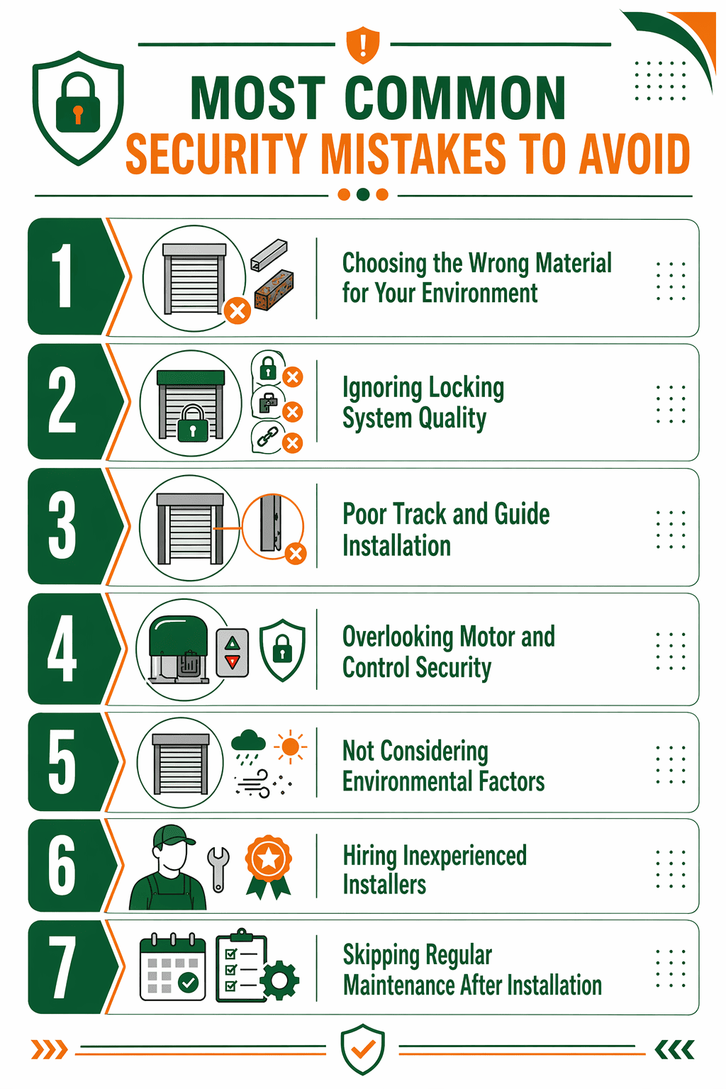 Most Common Security Mistakes To Avoid When Installing Roller Shutter Doors in Malaysia