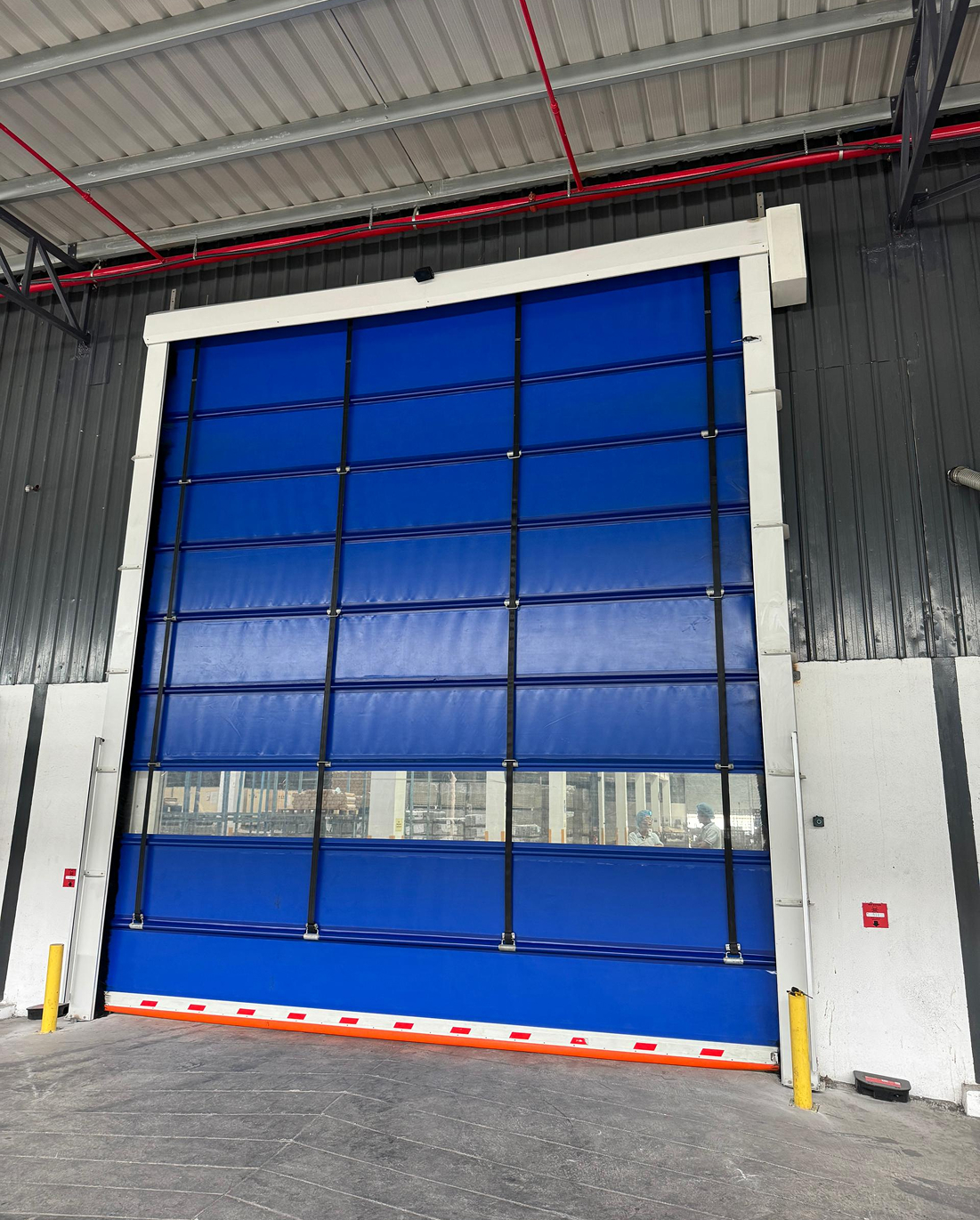 Industrial high-speed door installed at Kian Joo Can Factory Berhad